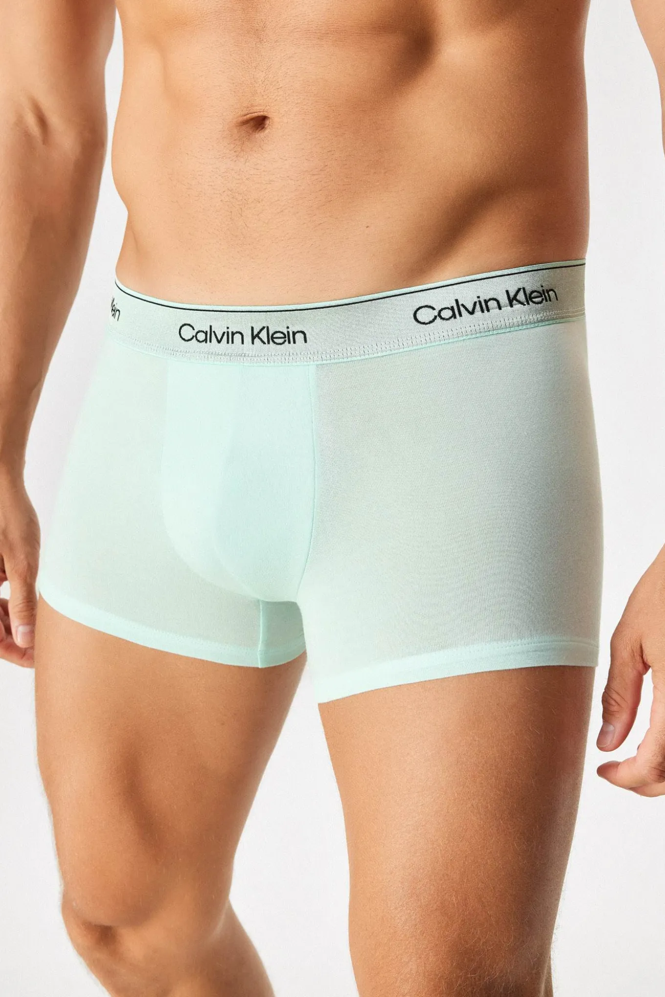 3PACK Bokserki bawełniane Calvin Klein Icon Cotton Stretch Metalic