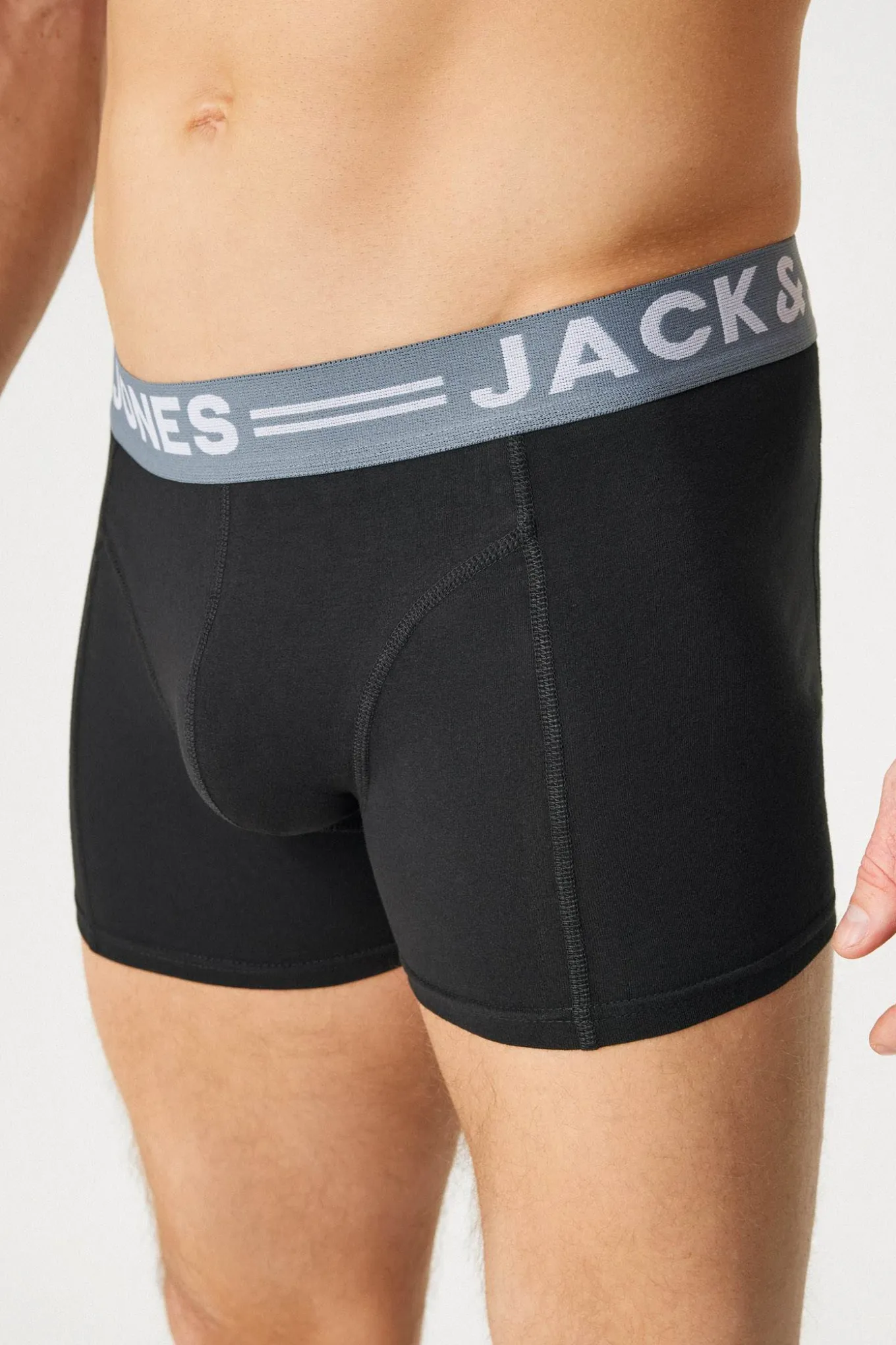 3PACK Bokserki bawełniane JACK AND JONES Sense I