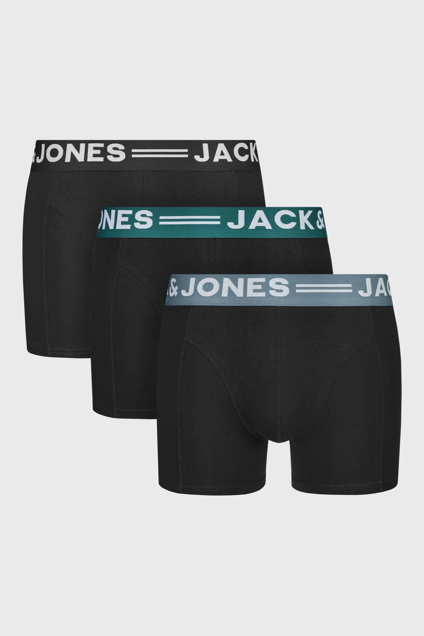 3PACK Bokserki bawełniane JACK AND JONES Sense I