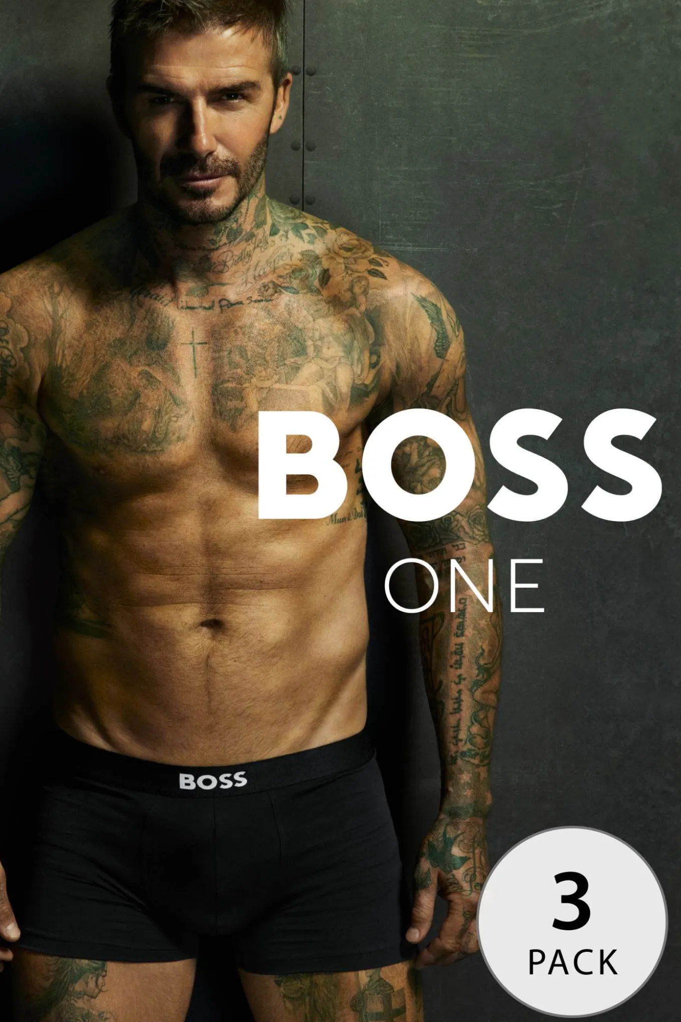 3PACK Bokserki BOSS ONE