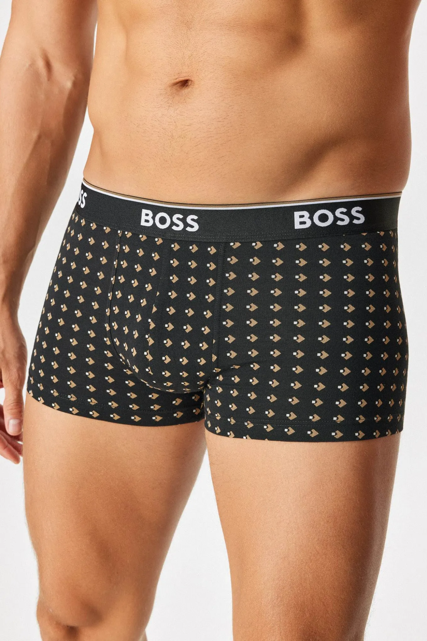 3PACK Bokserki BOSS Power Desig