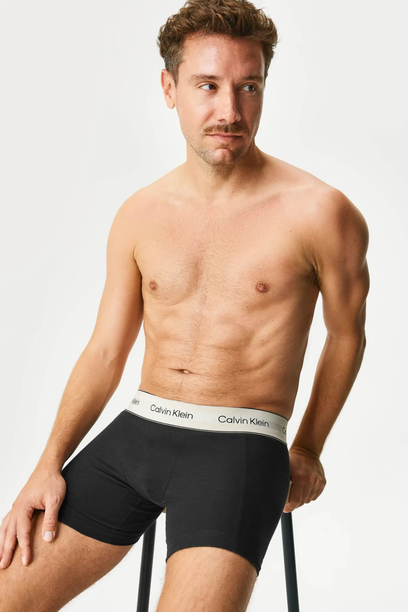3PACK Bokserki Calvin Klein Cotton Stretch I