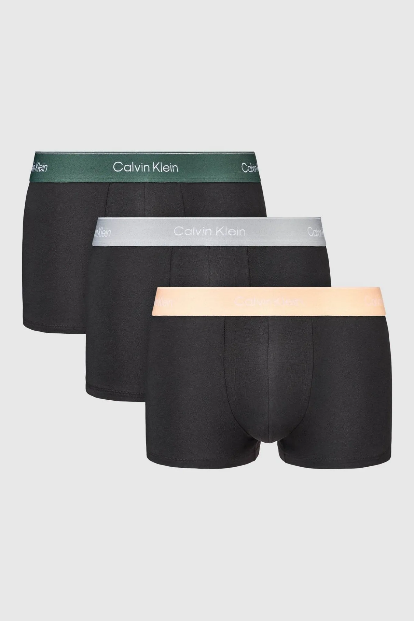 3PACK Bokserki Calvin Klein z niskim pasem
