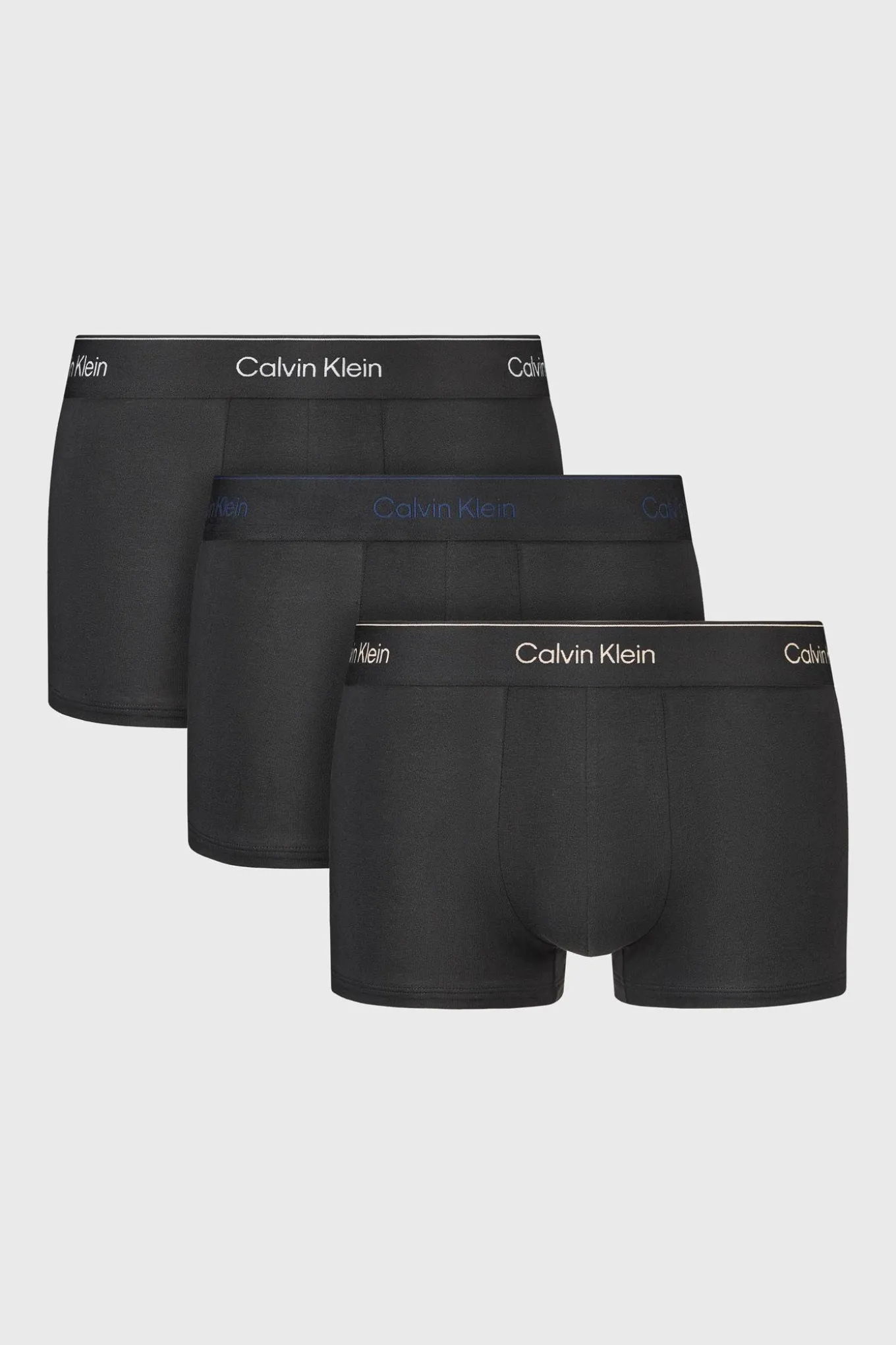 3PACK Bokserki Calvin Klein z niskim pasem