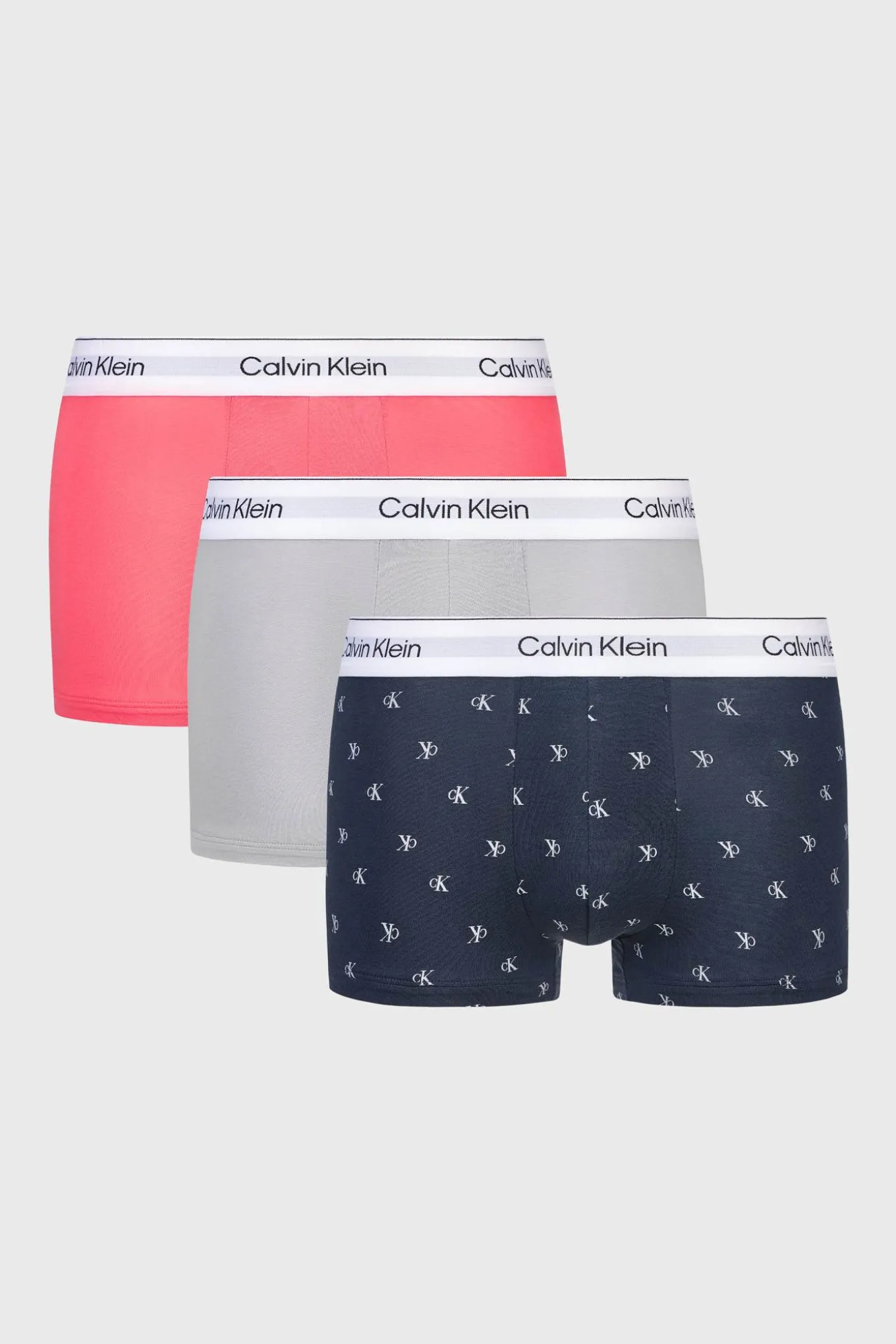 3PACK Bokserki Calvin Klein z niskim pasem