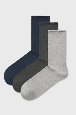 3PACK Ciepłe skarpetki bambusowe Flynn wysokie