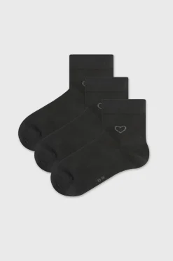 3 PACK Damskie skarpetki Filiona krótkie