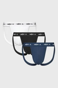 3 PACK jockstrapów MEN-A