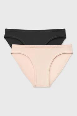 2PACK Majtki bikini Pure bawełniane