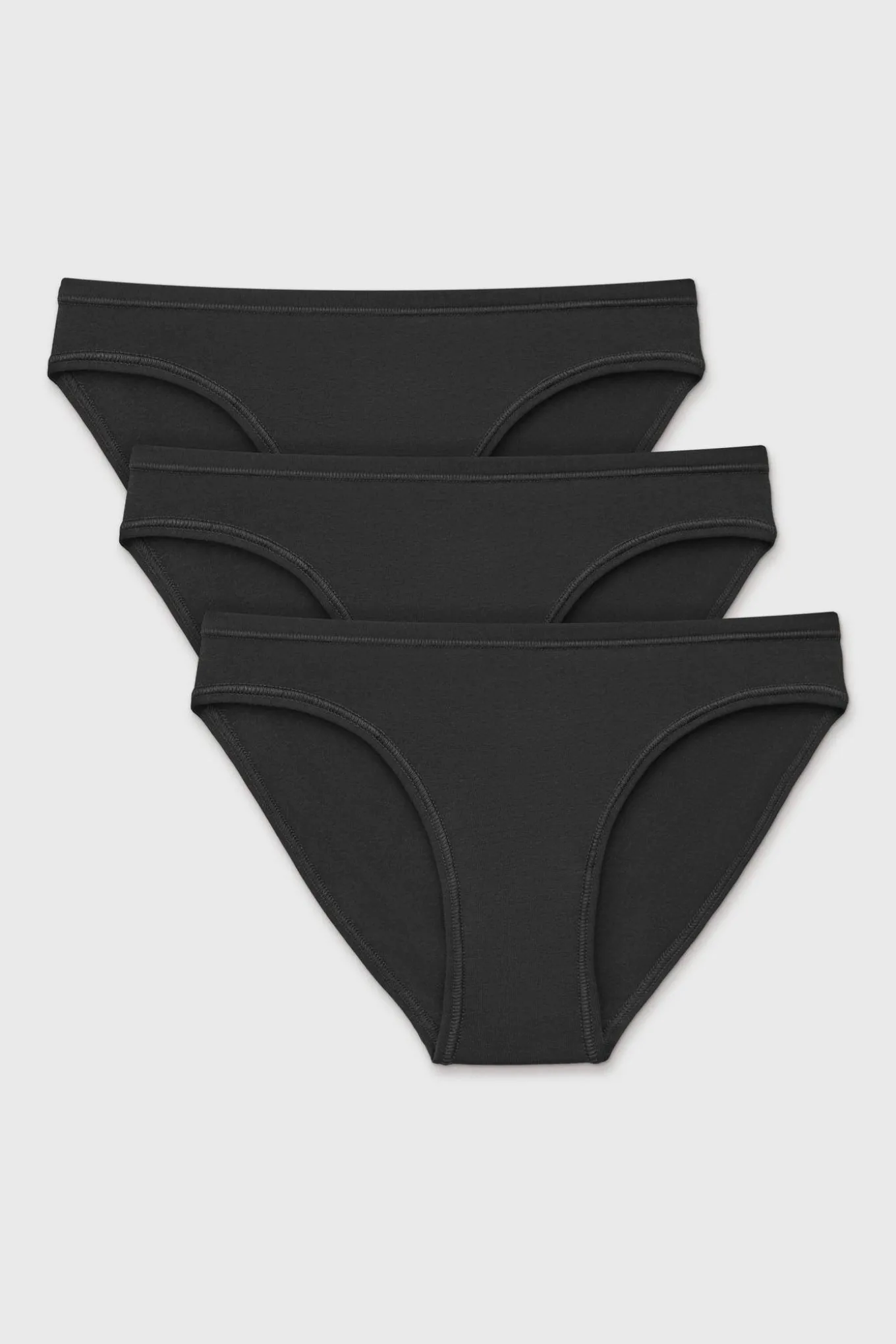 3PACK Majtki bikini Pure bawełniane