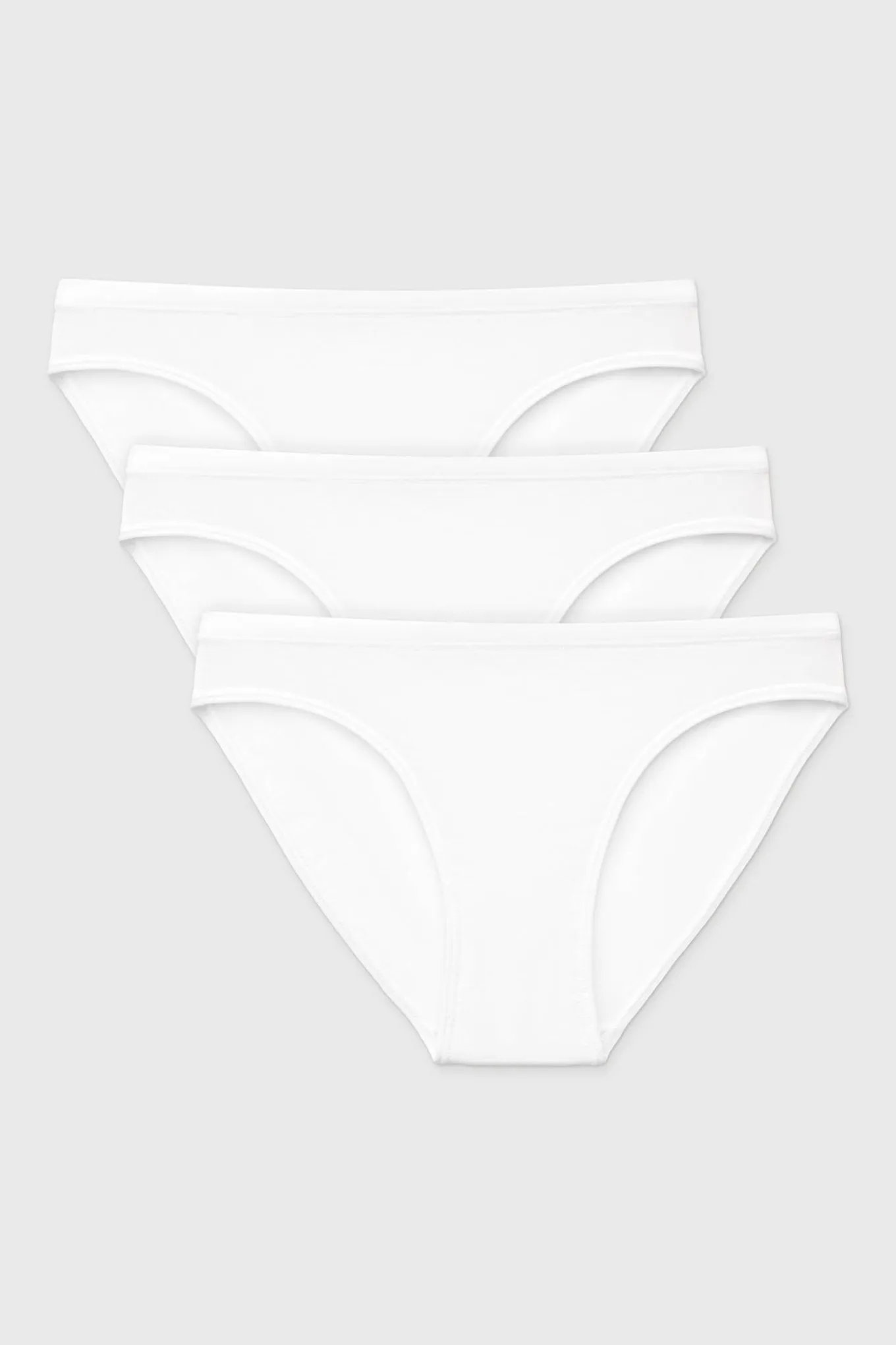 3PACK Majtki bikini Pure bawełniane