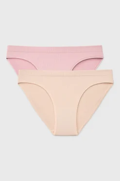 2PACK Majtki bikini RIB