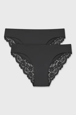 2PACK Majtki bikini Simple Lace