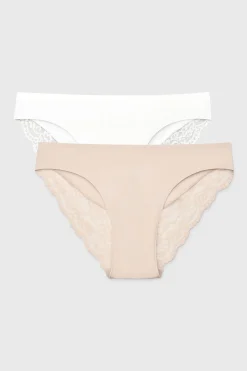 2PACK Majtki bikini Simple Lace