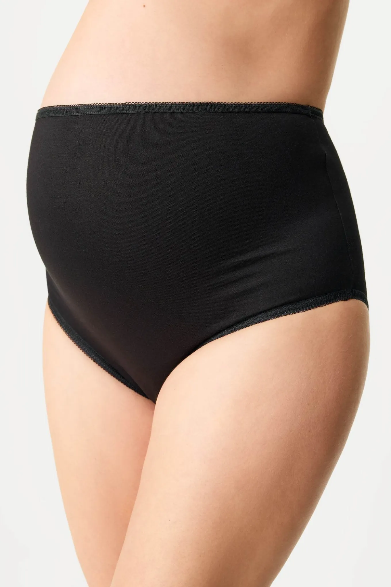2PACK Majtki ciążowe z wysokim stanem
