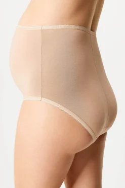 2PACK Majtki ciążowe z wysokim stanem