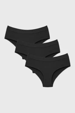 3PACK Majtki hipstery Flexi bezszwowe