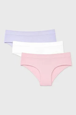 3PACK Majtki hipstery Flexi bezszwowe