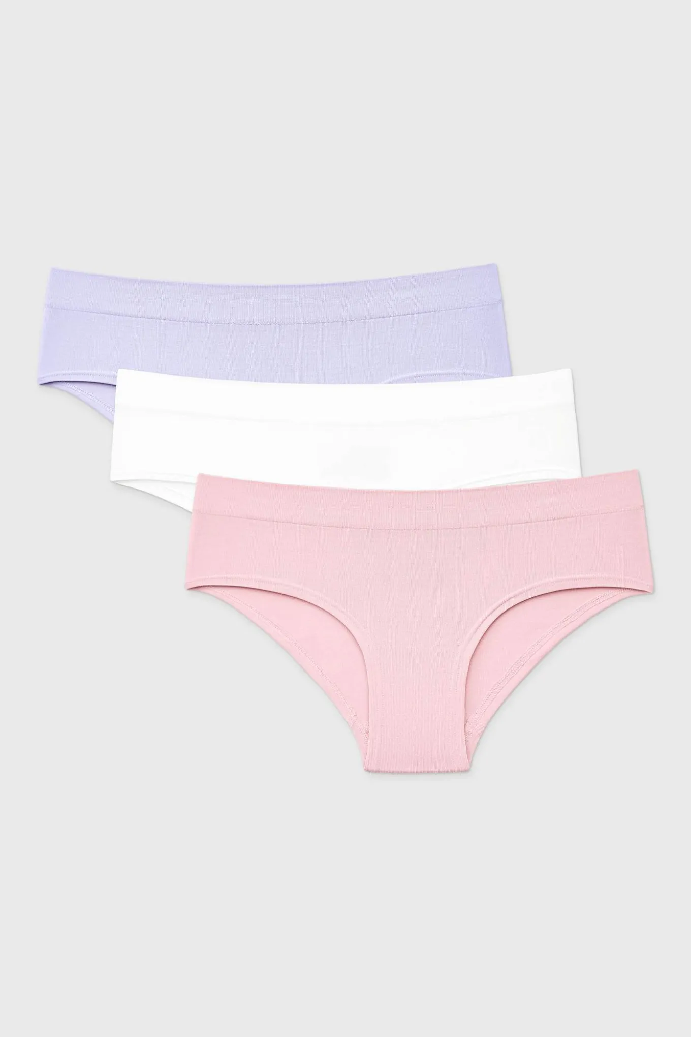 3PACK Majtki hipstery Flexi bezszwowe