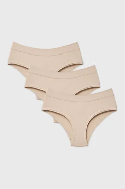 3PACK Majtki hipstery Flexi bezszwowe