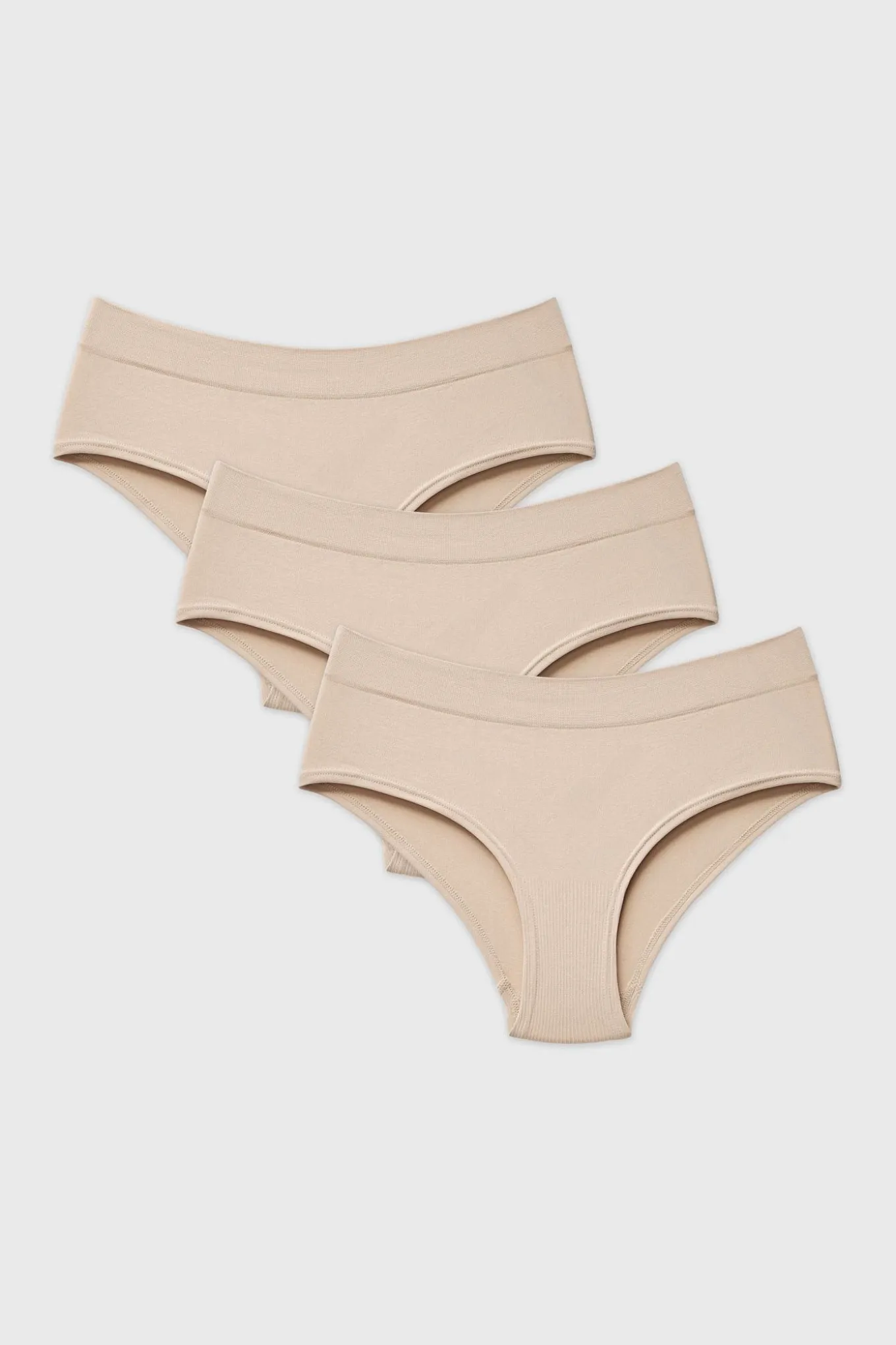 3PACK Majtki hipstery Flexi bezszwowe