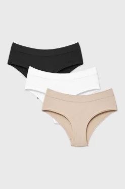 3PACK Majtki hipstery Flexi bezszwowe