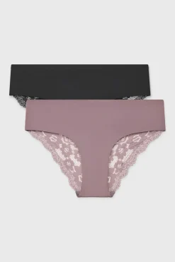 2PACK Majtki hipstery Simple Lace II