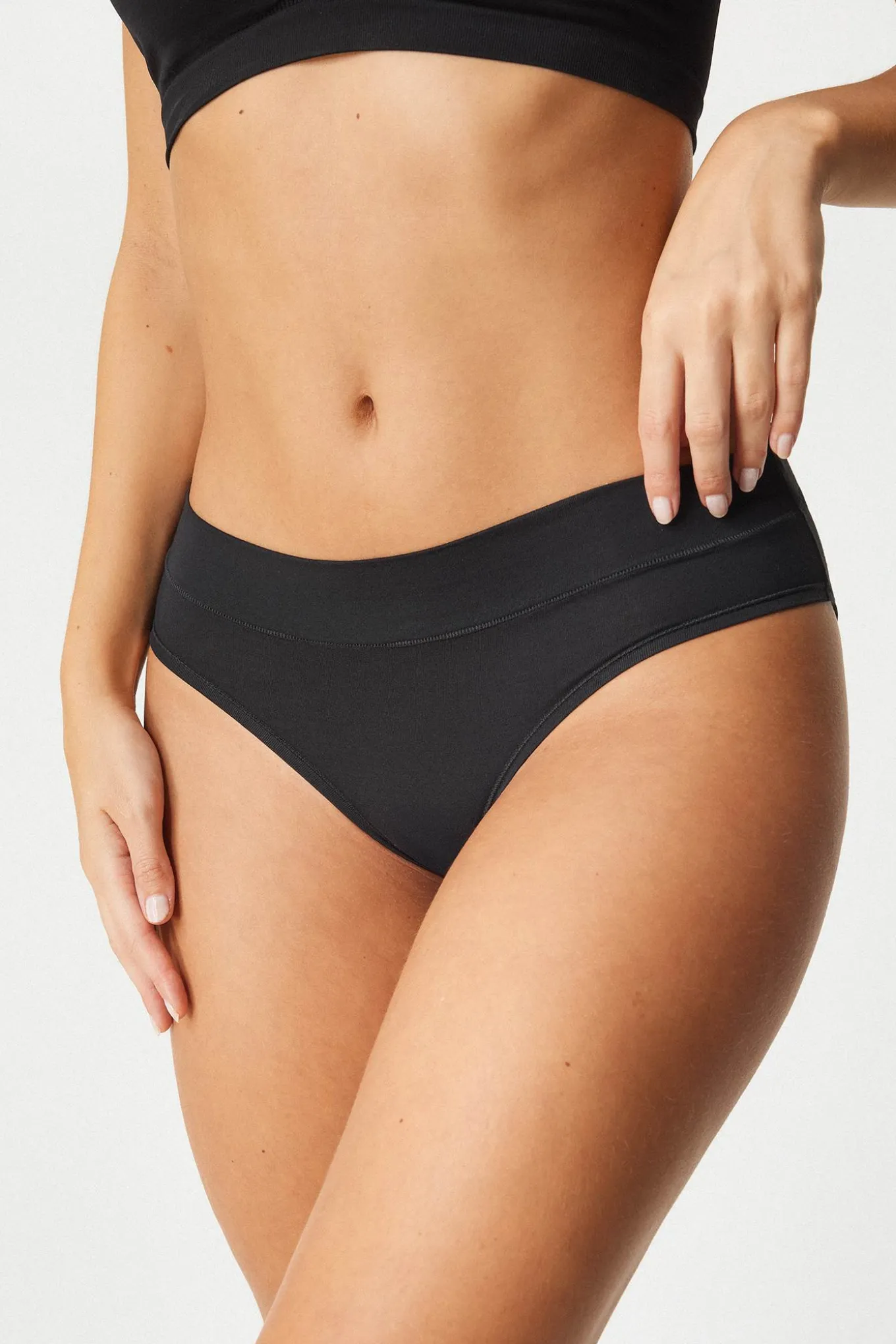2PACK Majtki klasyczne Bamboo Soft z podwyższonym stanem