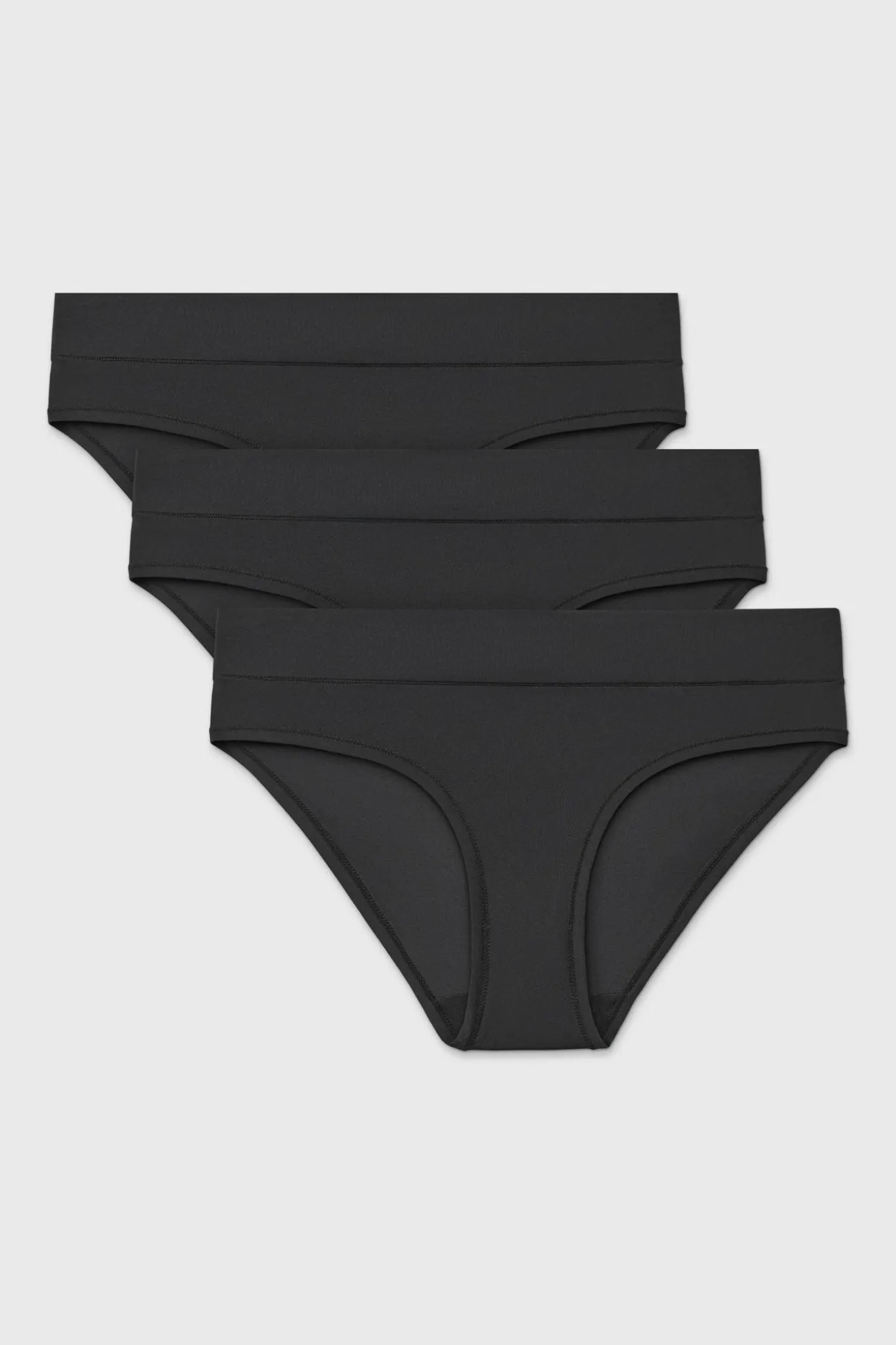 3PACK Majtki klasyczne Bamboo Soft z podwyższonym stanem