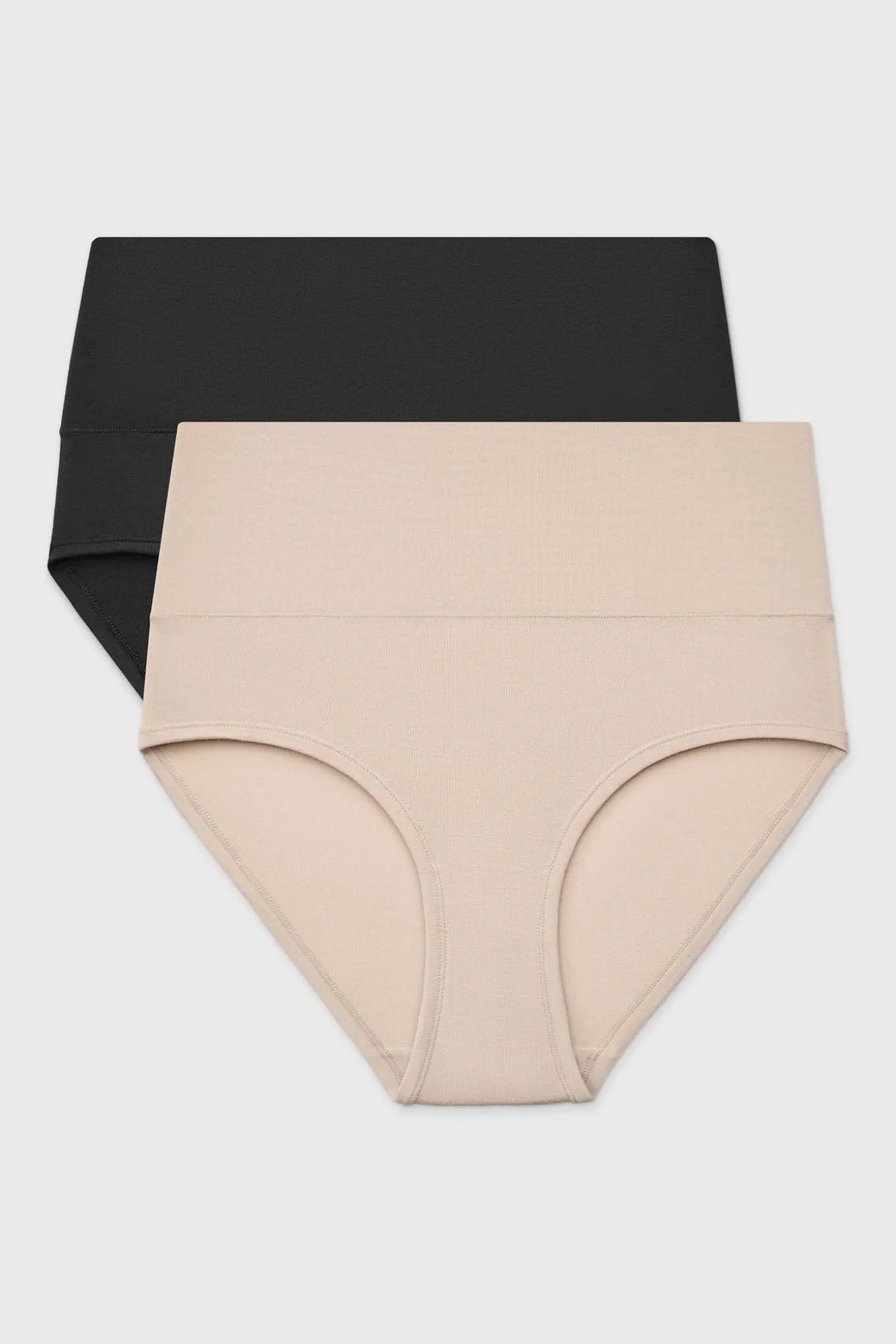 2PACK Majtki klasyczne Bamboo Soft z wysokim stanem