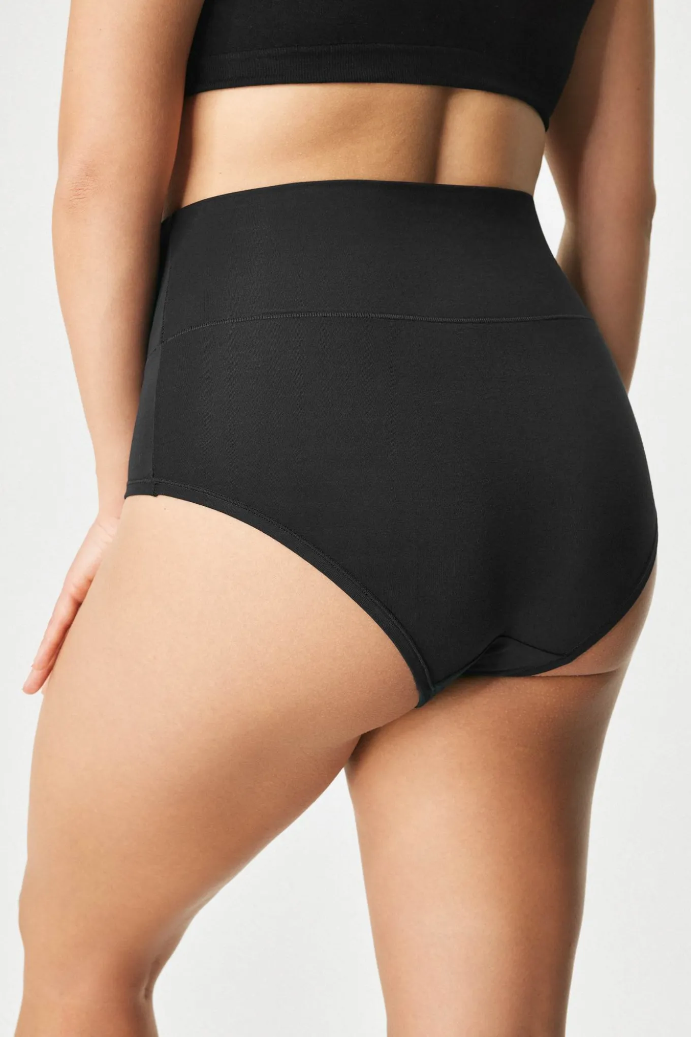 3PACK Majtki klasyczne Bamboo Soft z wysokim stanem