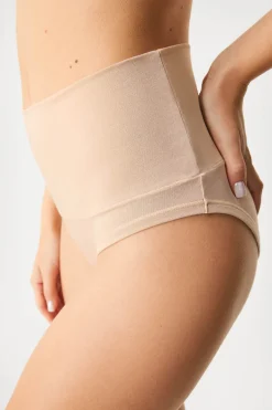 2PACK Majtki klasyczne Bamboo Mina z wysokim stanem