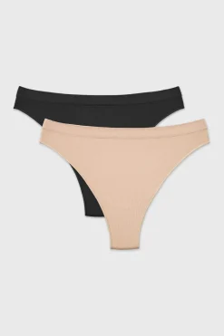 2PACK Majtki klasyczne Flexi Bikini bezszwowe