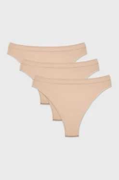 3PACK Majtki klasyczne Flexi Bikini bezszwowe
