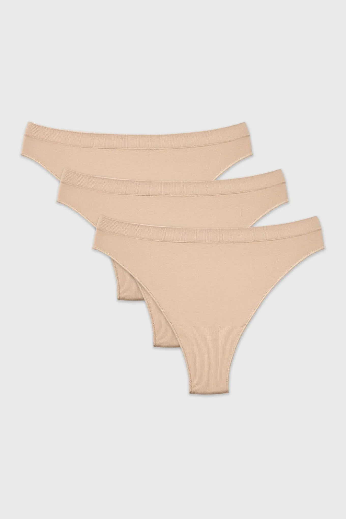 3PACK Majtki klasyczne Flexi Bikini bezszwowe
