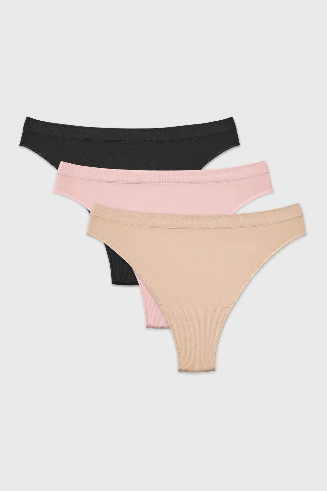3PACK Majtki klasyczne Flexi Bikini bezszwowe