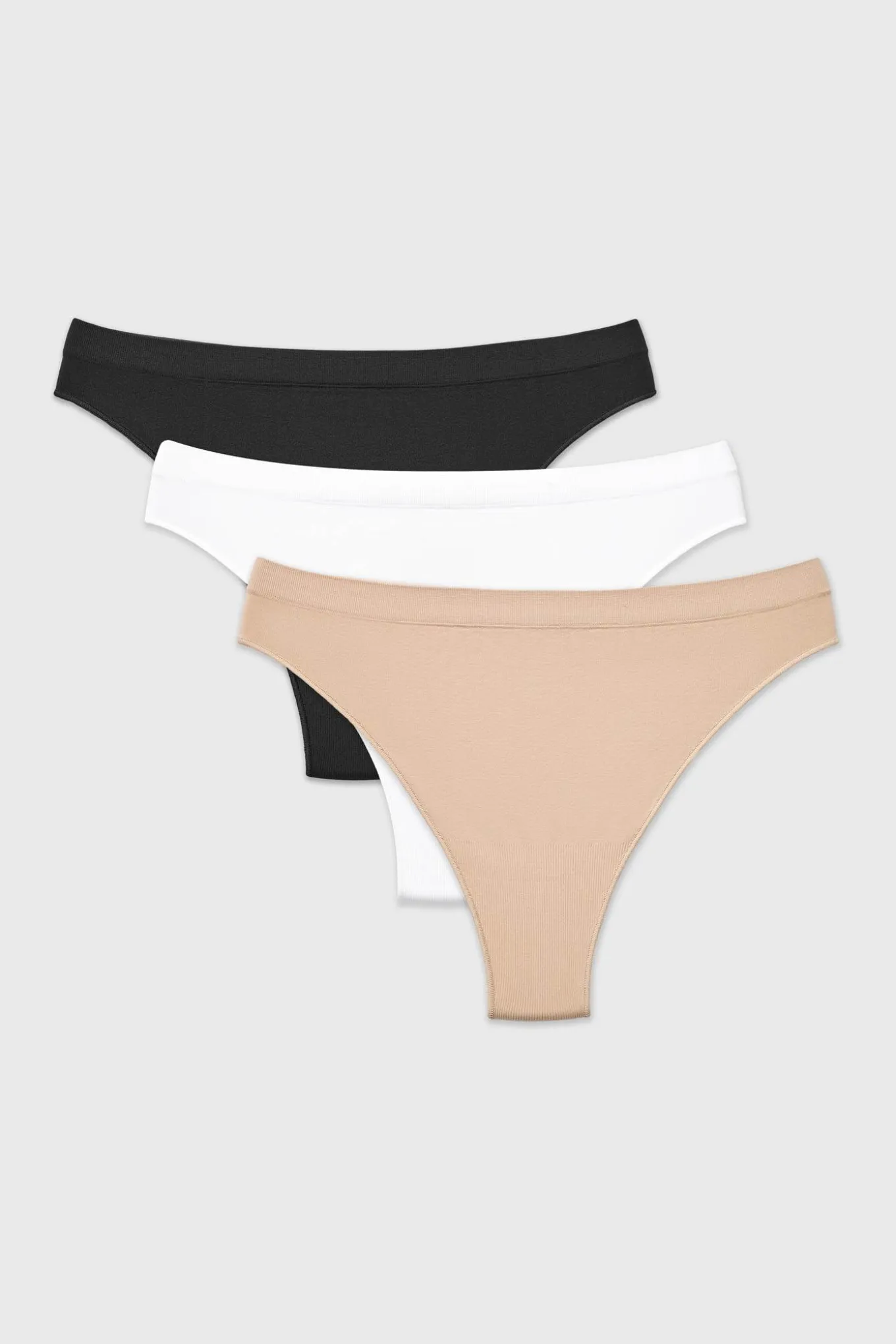 3PACK Majtki klasyczne Flexi Bikini bezszwowe