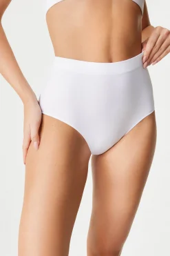 3PACK Majtki klasyczne Flexi z podwyższonym stanem bezszwowe