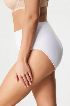 2PACK Majtki klasyczne Flexi z podwyższonym stanem bezszwowe