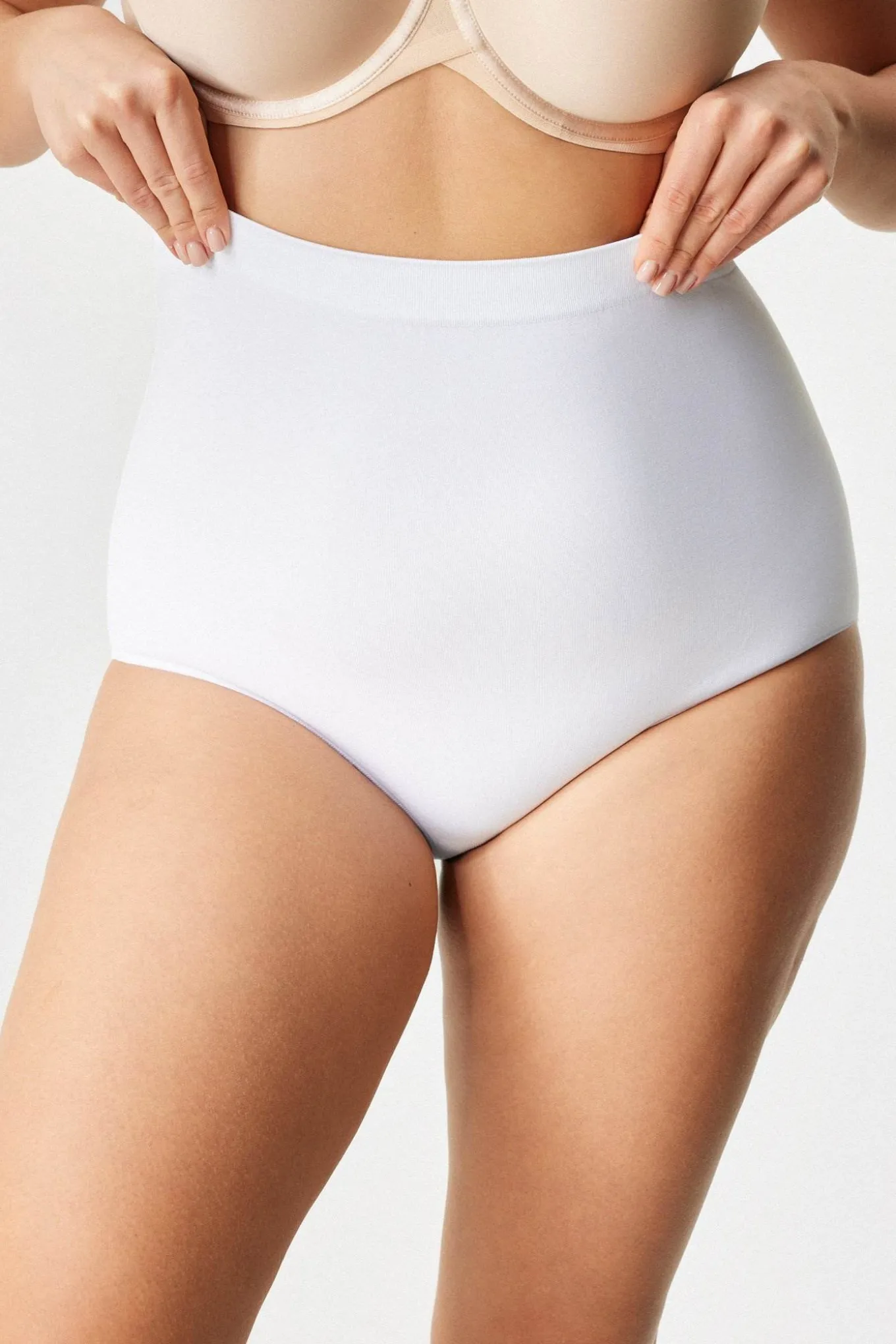 2PACK Majtki klasyczne Flexi z wysokim stanem bezszwowe