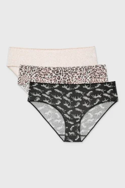 3PACK Majtki klasyczne Jenny
