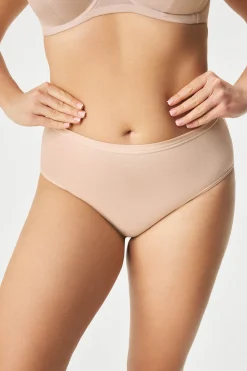 2PACK Majtki klasyczne Pure z podwyższonym stanem bawełniane
