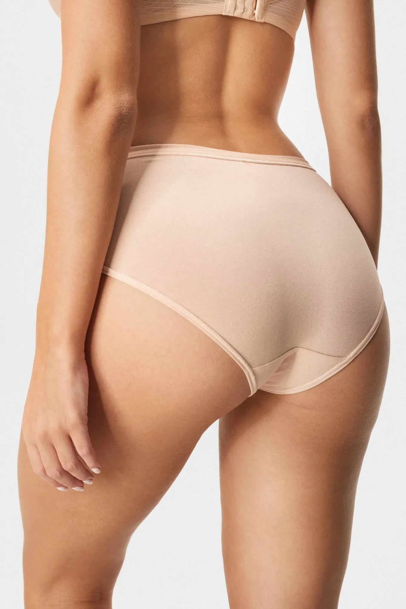 3PACK Majtki klasyczne Pure z podwyższonym stanem bawełniane