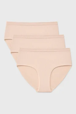 3PACK Majtki klasyczne RIB z podwyższonym stanem