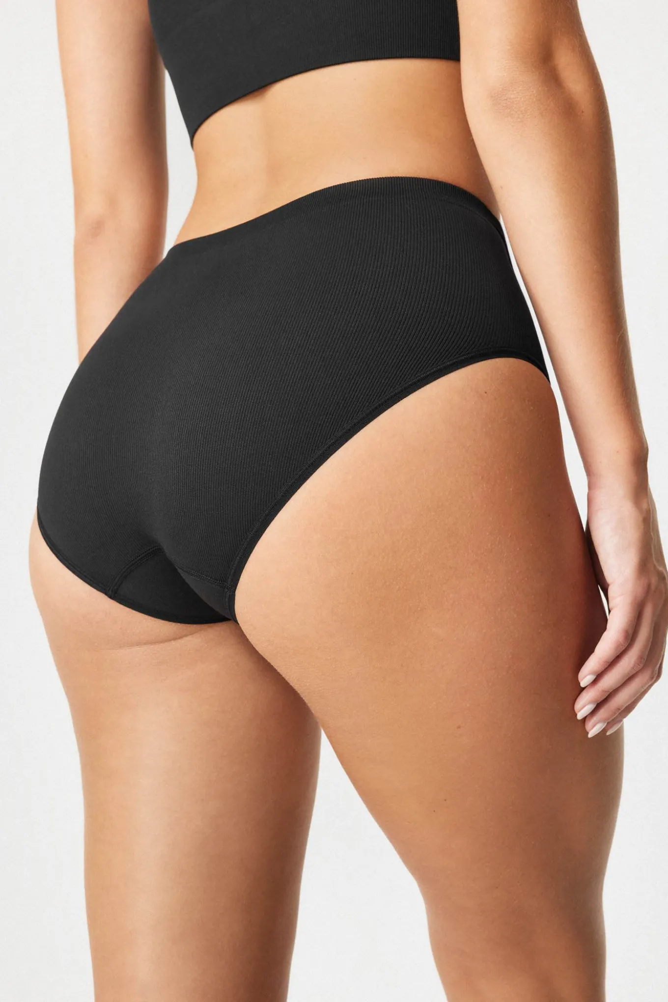 3PACK Majtki klasyczne RIB z podwyższonym stanem