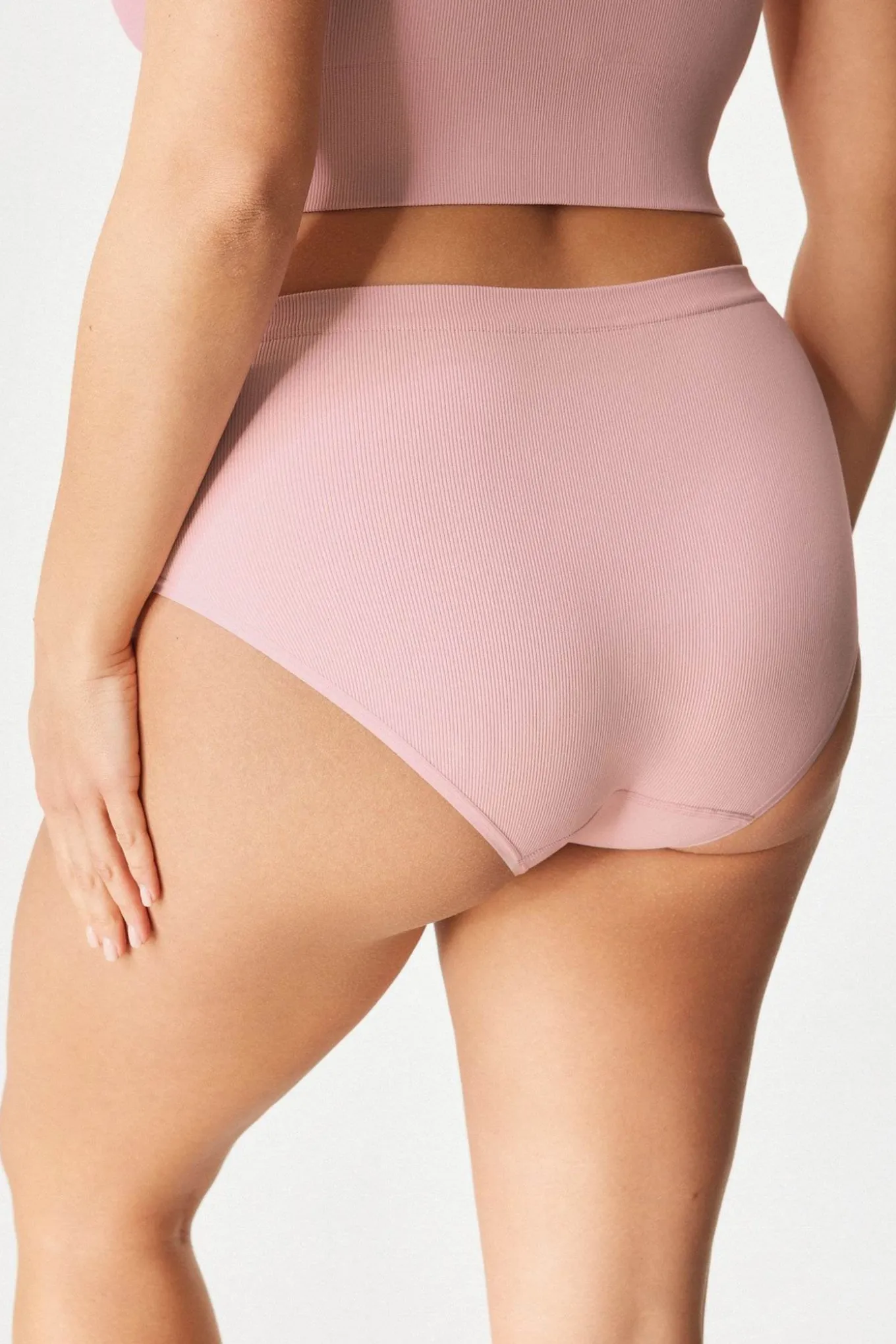 2PACK Majtki klasyczne RIB z podwyższonym stanem