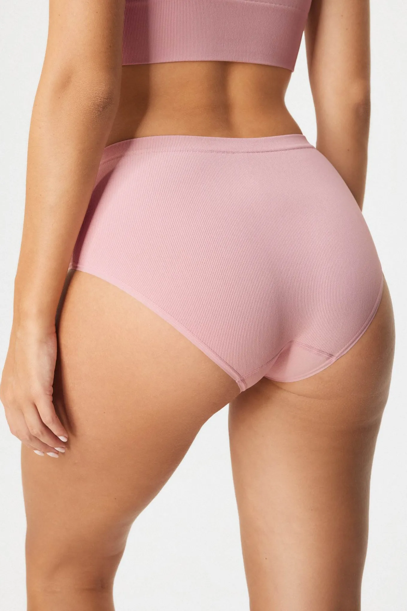 2PACK Majtki klasyczne RIB z podwyższonym stanem