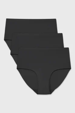 3PACK Majtki klasyczne Simple z podwyższonym stanem