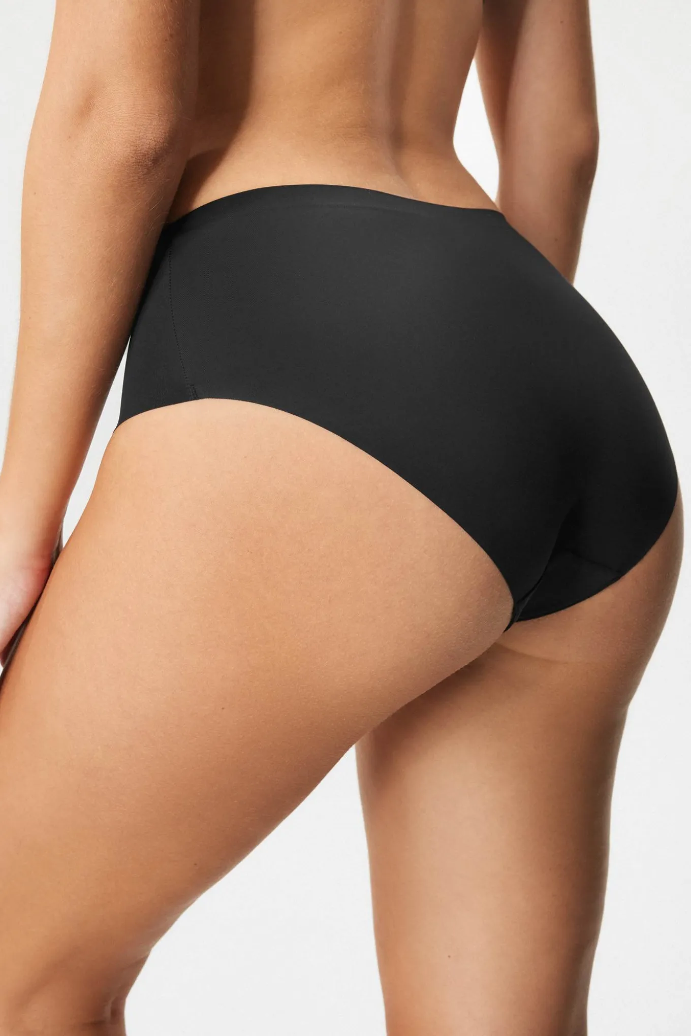 3PACK Majtki klasyczne Simple z podwyższonym stanem