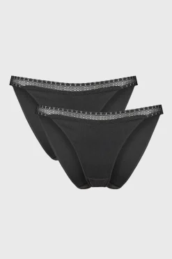2PACK Majtki klasyczne Sloggi Go Ribbed Organic